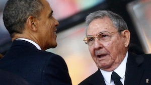 Obama-Castro-funeral-Mandel EEUU Cuba, el principio del fin de un histórico enfrentamiento