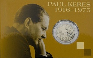 Paul-Keres-moneda-2-euros El ajedrez llega al euro con Paul Keres