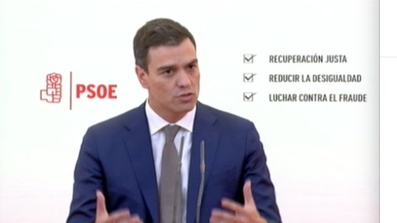 Pedro-Sanchez-20151022 PSOE: recaudar más para recortar menos