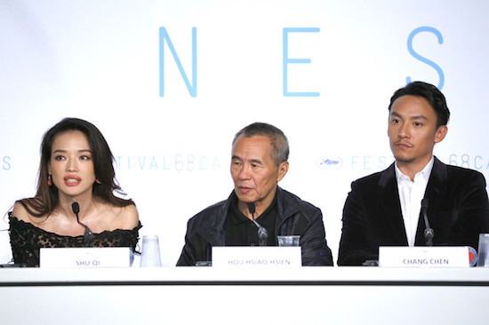 Shu-Qi_Hou-Hsiao-Hsien_Chang-Chen_FDC-Mathilde-Petit Cannes 2015: el virtuoso Hou Hsiao Hsien se estrena con el kung fu