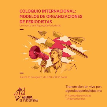 agendadeperiodistas-cartel #AgendaDePeriodistas: combatir impunidad y fortalecer la profesión