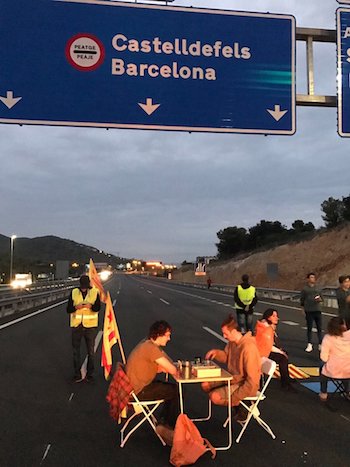 ajedrez-barcelona-huelga-consejera El ajedrez bloquea carreteras en la huelga general en Cataluña