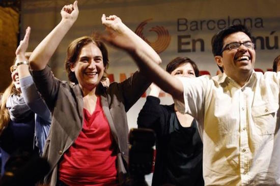 alda-colau-Barcelona Los 'indignados' ganan Barcelona y también podrían gobernar en Madrid