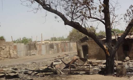 baga-destruida Amnistía muestra imágenes del ataque de Boko Haram contra Baga