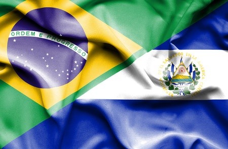 banderas-salvador-brasil El Salvador no reconoce nuevo Gobierno de Brasil