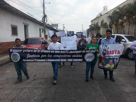 basta-periodistas-asesinados-Guatemala Guatemala: repudio generalizado al asesinato de periodistas