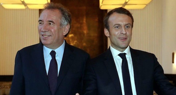 bayrou-macron Francia: crisis gubernamental por corrupción política