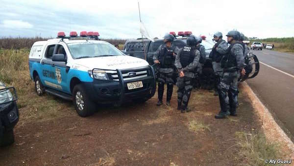 brasil-policia-en-apy-kay_aguasu Guaraníes brasileños expulsados de nuevo por empresas agrícolas