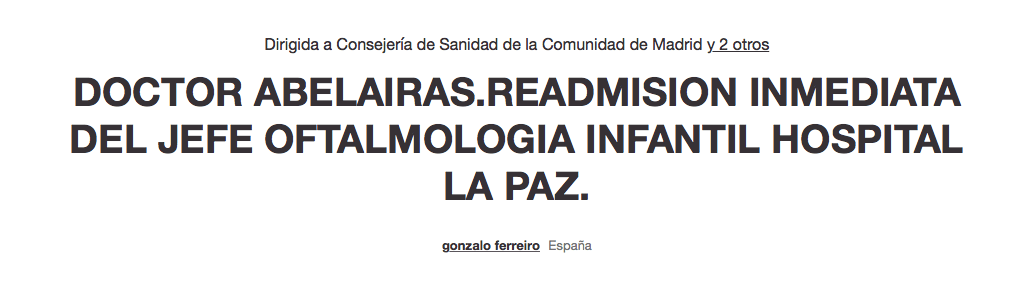 captura-de-pantalla-2016-04-26-a-las-18-21-13 Jefe Oftalmología Infantil de La Paz de Madrid destituido por protestar