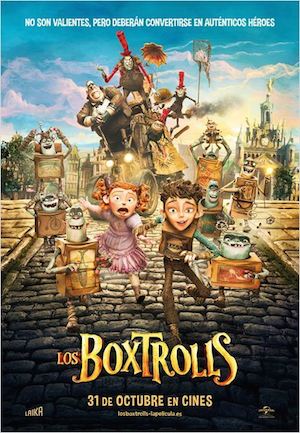 cartel-Los-Boxtrolls Los Boxtrolls, fábula prenavideña llena de encanto