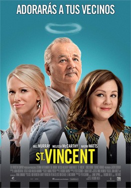 cartel-St-Vincent St. Vincent: imposible resistirse al encanto de Bill Murray