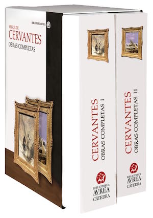 catedra-cervantes-obras-completas Cervantes: dos volúmenes con las obras completas del autor del Quijote