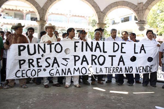 cecop-parota-protestas Represión en el Estado mexicano de Guerrero