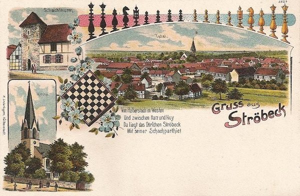 chachdorf-strobeck-ajedrez-alemania-postal-600x391 El pueblo alemán del ajedrez, candidato a patrimonio de la Unesco