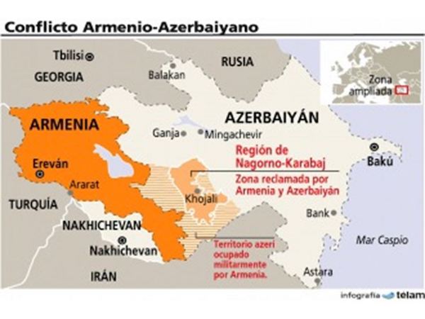 conflicto-armenia-azrbaiyan Un dron suicida israelí usado por Azerbaiyán contra Armenia