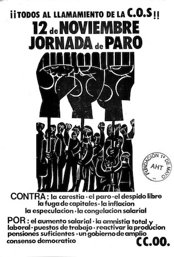 cos-huelga-12nov1976 España, noviembre de 1976 y la Ley para la Reforma Política