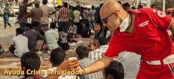 cruz-roja-refugiados Migrantes y refugiados:  374 000 llegaron a Europa en 2016