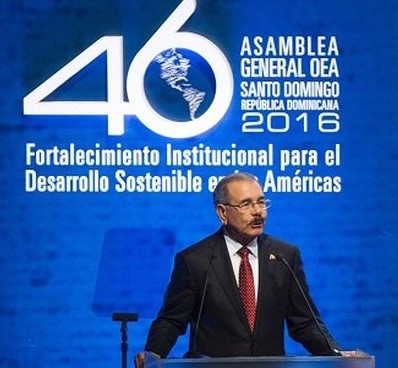 danilo-medina-oea-2016 OEA: tímido desagravio a República Dominicana por invasión de 1965