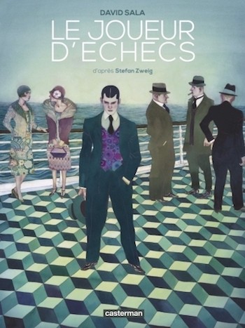 davis-sala-joueur-d-echecs-portada Novela de ajedrez de Stefan Zweig en cómic