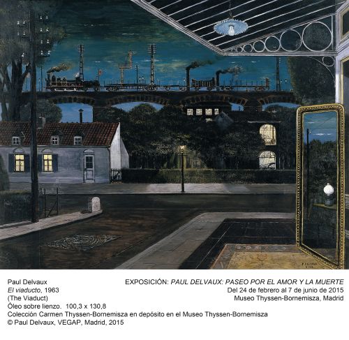 delvaux-viaducto Paul Delvaux: "Paseo por el Amor y la Muerte" en el Thyssen