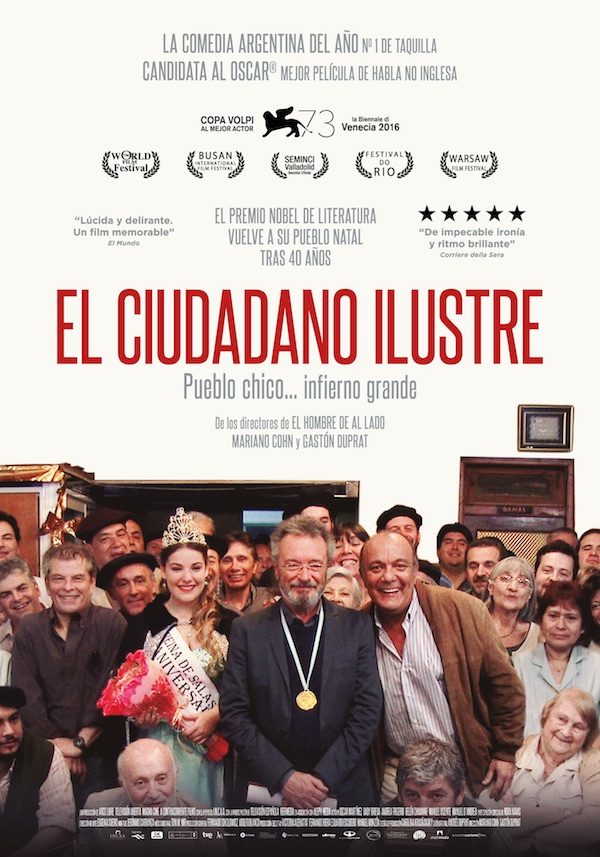 el-ciudadano-ilustre-cartel-600x857 “El ciudadano ilustre”, magnífica comedia sobre la creación literaria