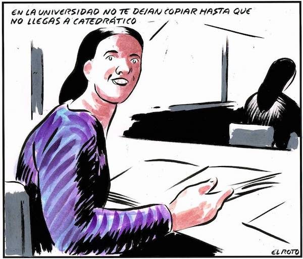 el-roto-universidad-plagio-600x513 La vida que transcurre entre el plagio y la ficción