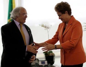 esquivel-rousseff Pérez Esquivel advierte contra golpe de estado en Brasil