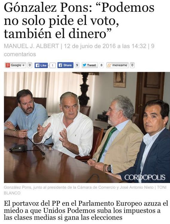 gonzalez-pons-en-la-camara-de-comercio Córdoba: Los empresarios recuperan el gusano de la manzana