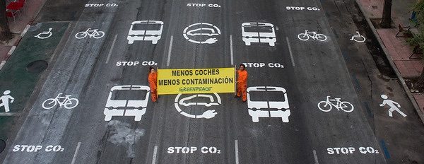 greenpeace-movilidad-contaminacion-600x232 Día sin Coches: objetivo, reducir un tercio los desplazamientos en las ciudades