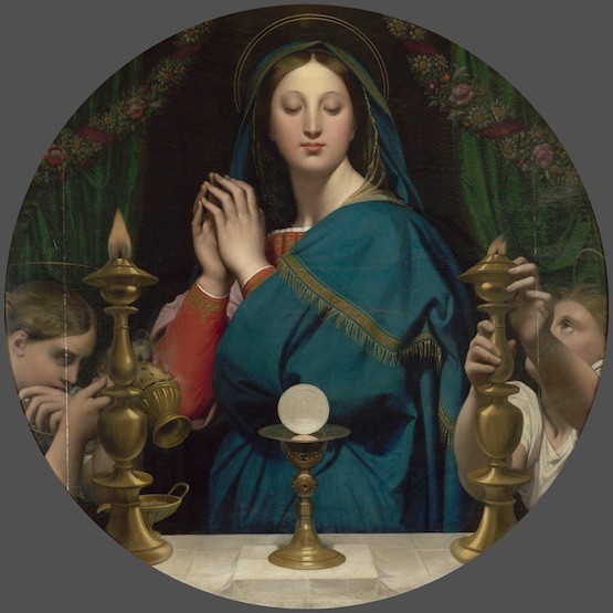 ingres-virgen-sagrada-forma-1854 Ingres: La belleza perfecta