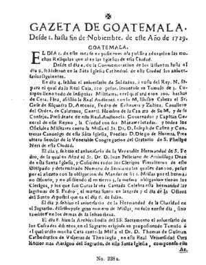 la-gaceta-de-guatemala-1729 A mis colegas periodistas en Guatemala