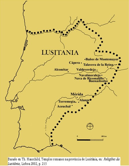 lusitania_mapa El MAN descubre en Madrid la Lusitania romana