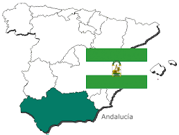 mapa-andalucia Andalucía: 1765 millones de € para la dependencia