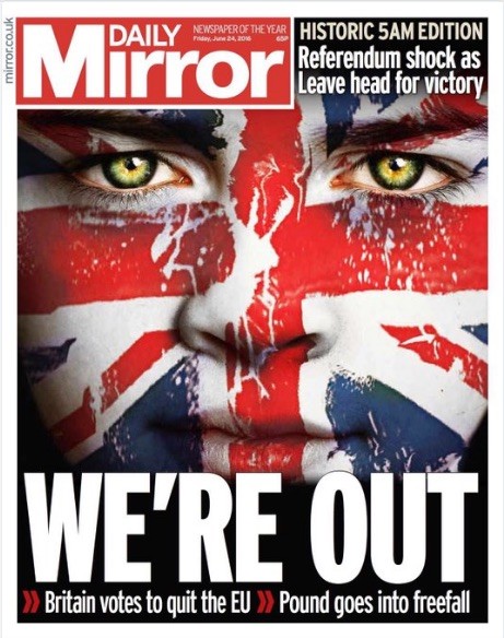 mirror-brexit Brexit: Reino Unido saldrá de la Unión Europea