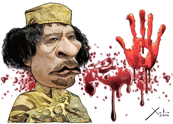 muammar-gaddafi-por-xulio-formoso Yasmina Khadra: en la mente del dictador