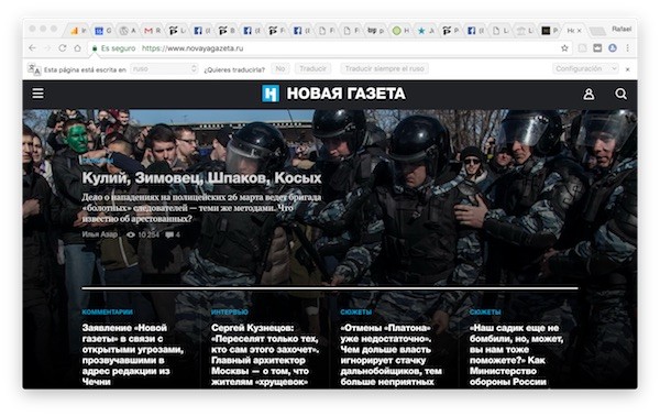 novaya-gazeta-portada-internet Fetua contra Novaya Gazeta por denunciar torturas a homosexuales en Chechenia
