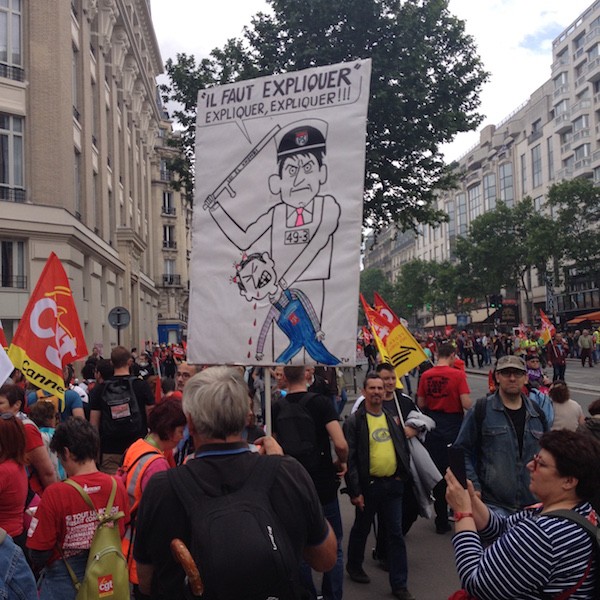 paris-protestas-reforma-laboral-20160614 No a la ley trabajo: masiva manifestación en París 