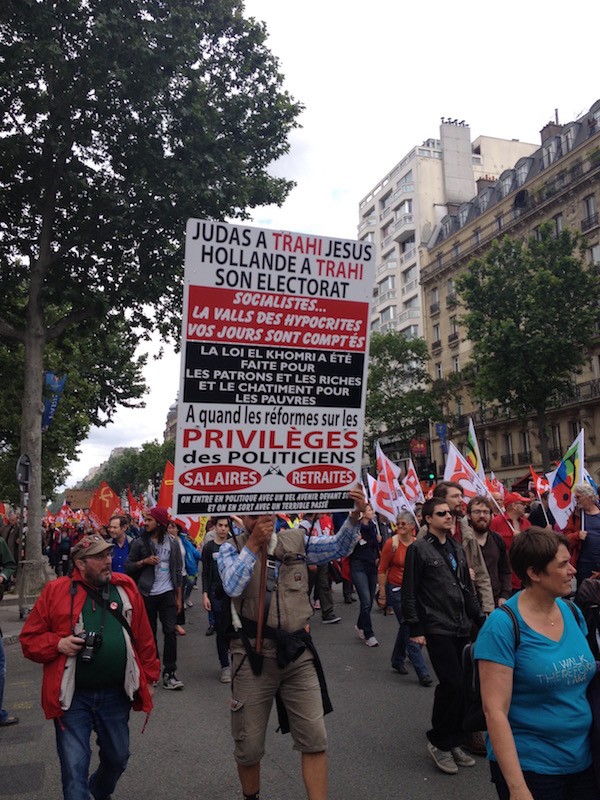 paris-protestas-reforma-laboral-judas-20160614 No a la ley trabajo: masiva manifestación en París 