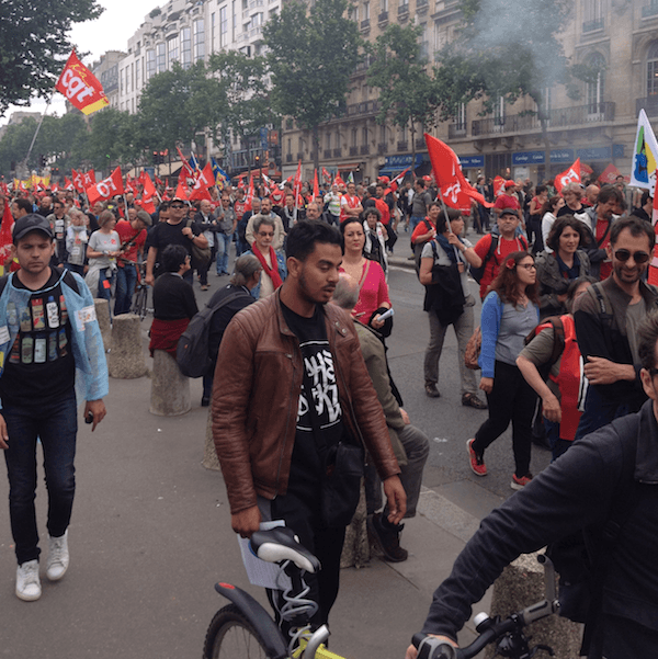 paris-protestas-reforma-laboral-mani-20160614 No a la ley trabajo: masiva manifestación en París 