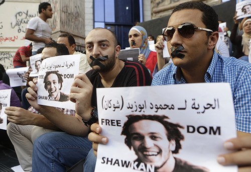 protesta-egipto-shawkan El CPJ premia a cuatro destacados periodistas