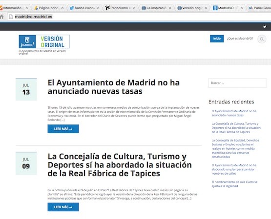 sitio-version-original Críticas desmesuradas a la web "Versión original" del Ayuntamiento de Madrid