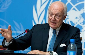 staffan-mistura-onu-siria Negociaciones sirias, tercera función