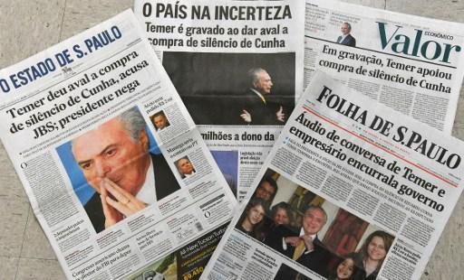 temer-prensa-brasil Brasil: Michel Temer acusado de corrupción y obstrucción por la fiscalía