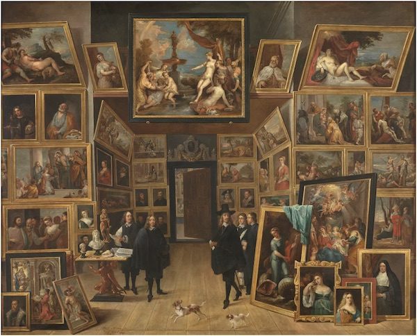 teniers-archiduque-leopoldo-guillermo-bruselas-600x484 Metapintura: obras sobre pintura y pintores