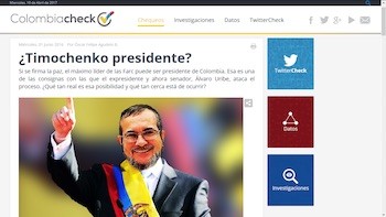 timochenko-presidente Fact-checking: verificar el discurso público y revelar noticias falsas