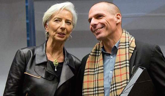 varoufakis-lagarde En junio de 2015 la deuda pública griega es insostenible
