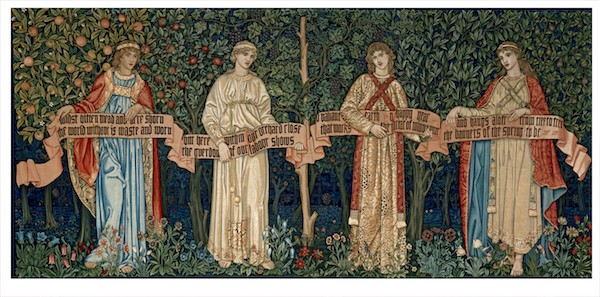 william-morris-tapiz-the-orchard William Morris: arte y decoración en la inglaterra victoriana