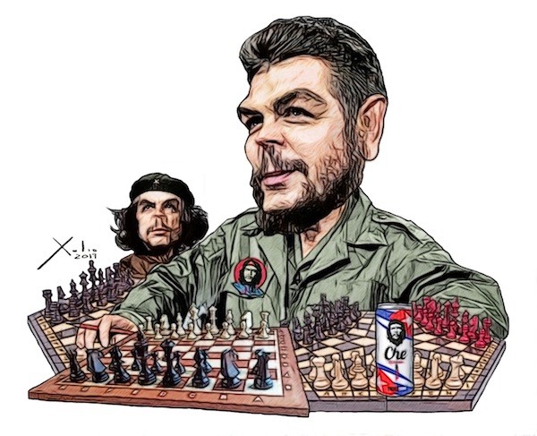 xulio-formoso-che-ajedrez Che Guevara, Caballero del Ajedrez