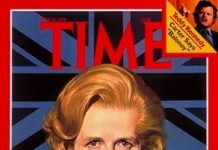 Margaret Thatcher portada de Time
