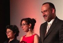 Griselda Pastor, Mónica Bernabé y Marc Marginedas en la entrega del Cirilo Rodríguez de Periodismo 2013